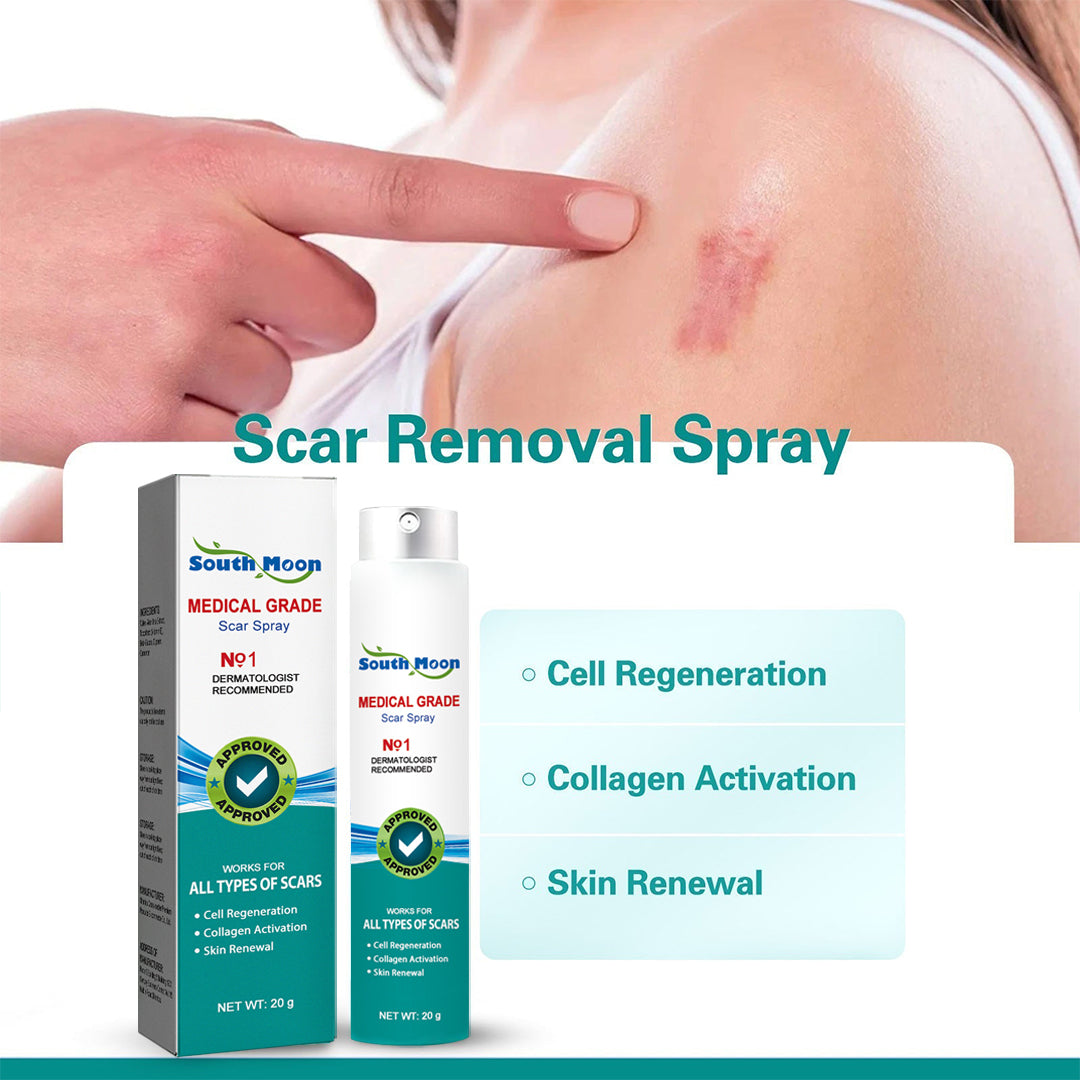 Sounth Moon ™ Advanced Scar Spray minden típusú heghez - például pattanások, sebészeti hegek és striák