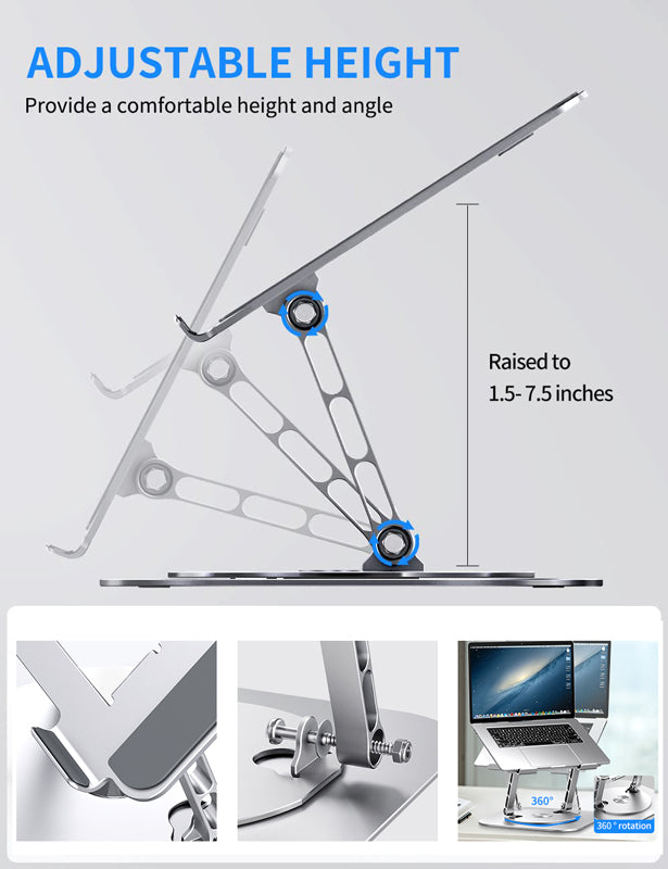 Base360 ° állítható laptopállvány