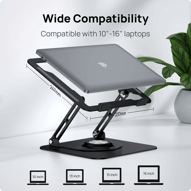 360 ° Cikk forgó laptop állvány