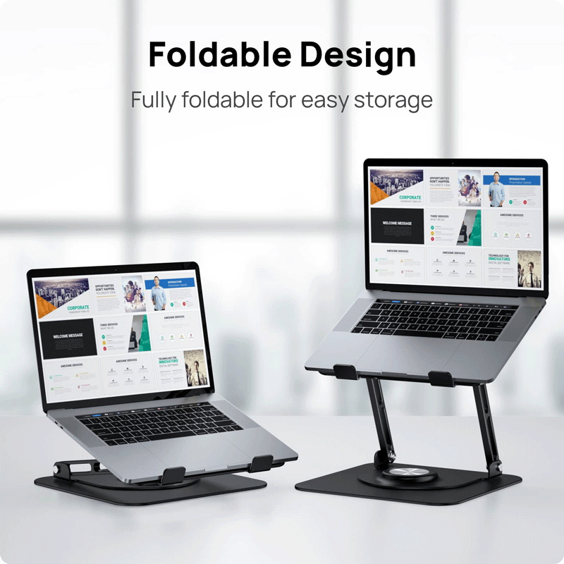 360 ° Cikk forgó laptop állvány