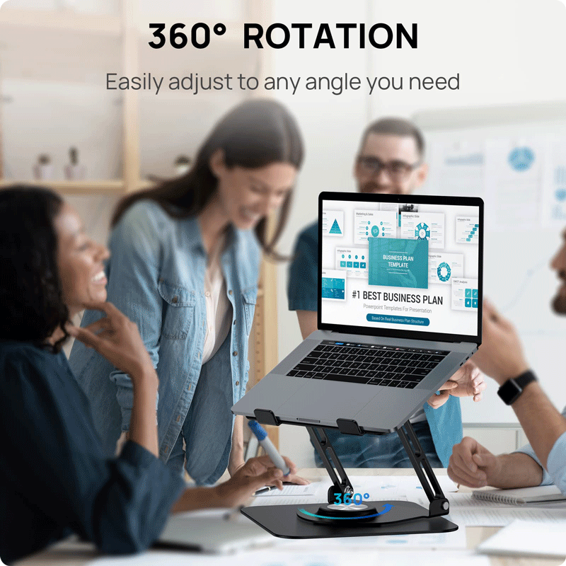 360 ° Cikk forgó laptop állvány
