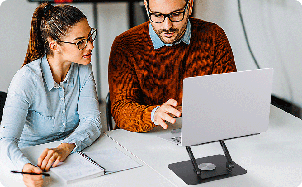 360 ° Cikk forgó laptop állvány