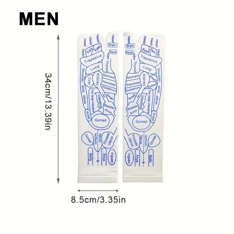 Acheter 2 Économisez 10%🔥Acheter 3 Économisez 15%🔥Chaussettes de graphique de réflexologie